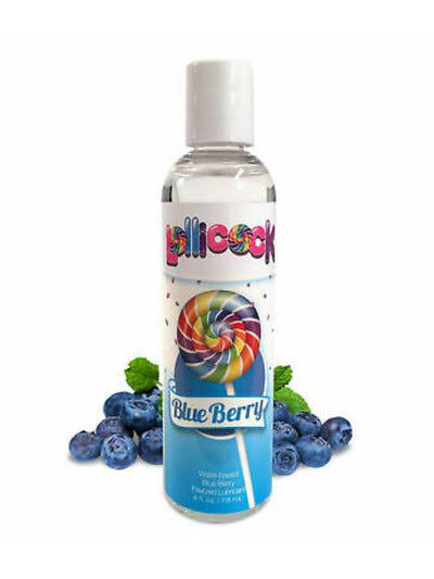 lollicock blue berry lube 118ml is a water based flavoured lubricant 